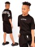 Костюм с шортами для мальчика трикотажный для мальчика SP1128 черный