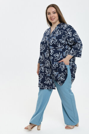 Рубашка Виктория абстракция РГ-169