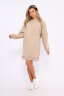 Платье женское 21056 светло-коричневый