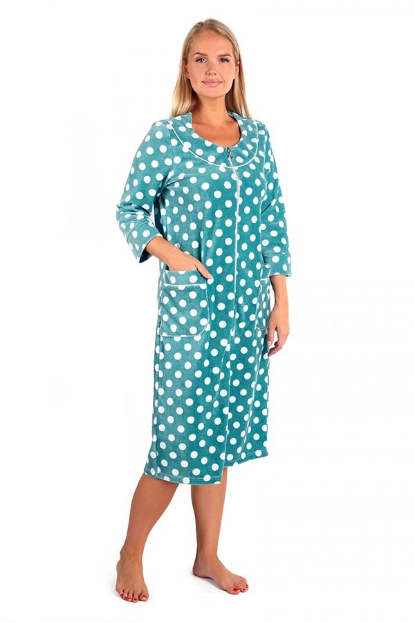 Халат Очарование аквамарин В-12