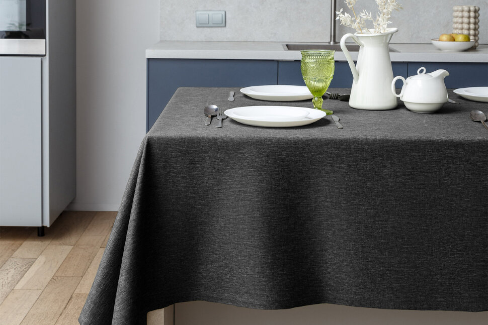 Скатерть Волшебная Ночь 165/200 графит