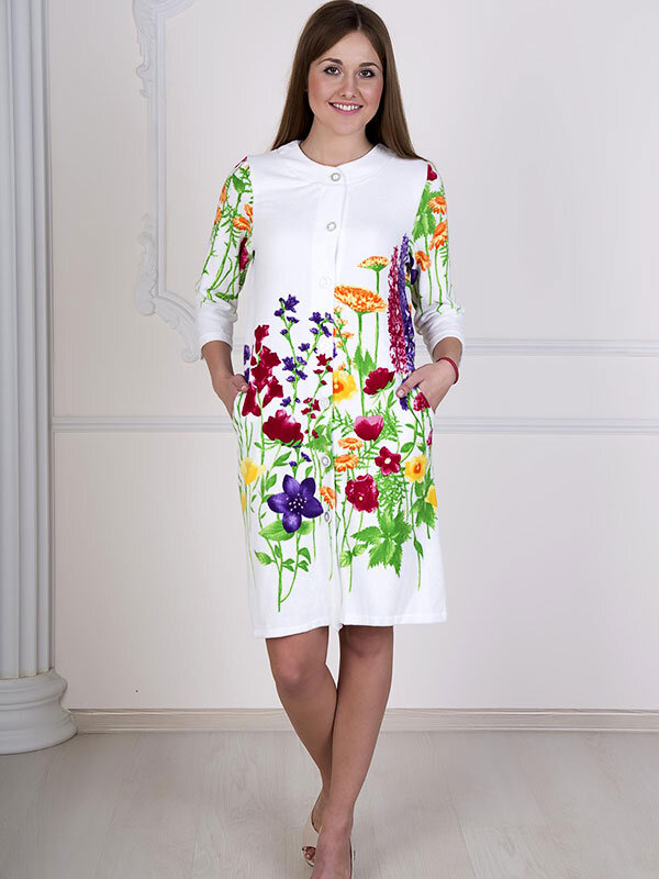 Халат женский Краски Лета 1195