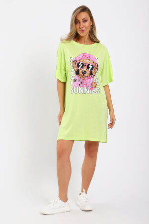 Платье женское ЕПЛ-1059 салатовый