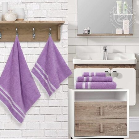 Полотенце Классик аметист, 420 г/м2