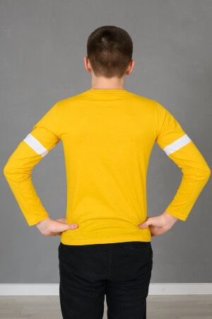 Детский лонгслив для мальчика 83020 желтый
