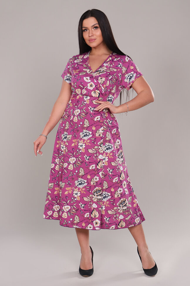 Платье женское 6738 лиловый