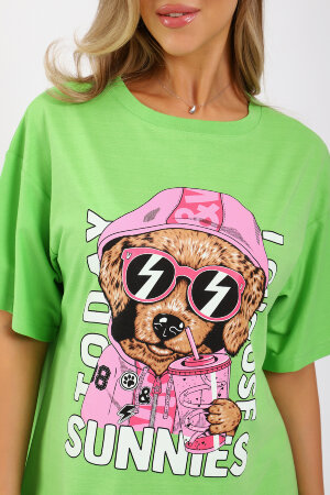 Платье женское ЕПЛ-1059 светло-зеленый