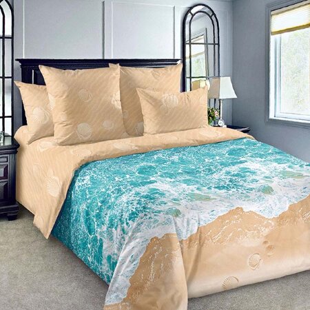 Лазурный берег постельное белье перкаль