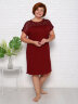 Катрин бордо сорочка ночная