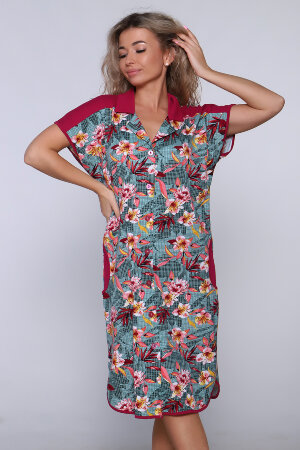 Халат Женский 24266 зеленый