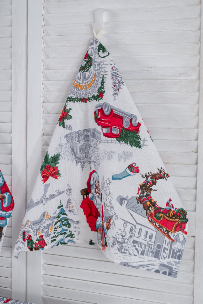 Полотенце кухонное Снежная зима