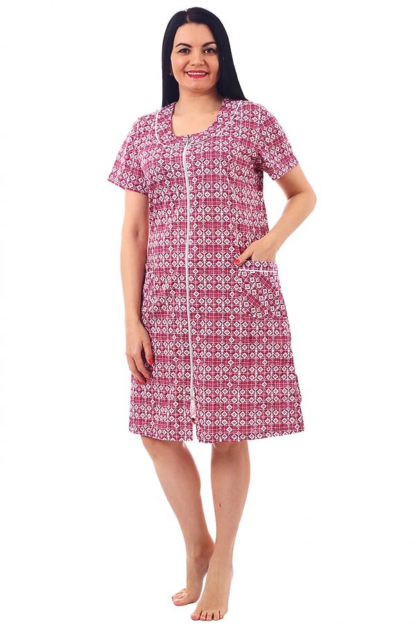 Халат Илона брусника К-144