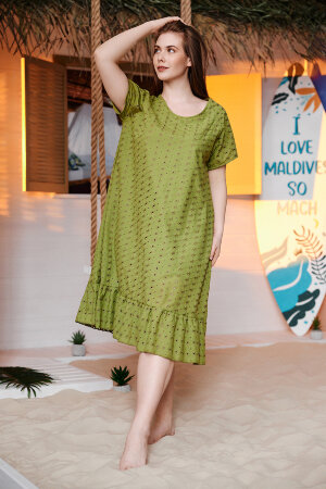 Платье женское 9179 зеленый