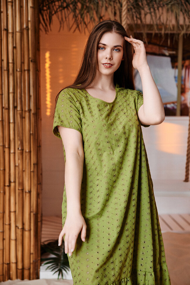 Платье женское 9179 зеленый