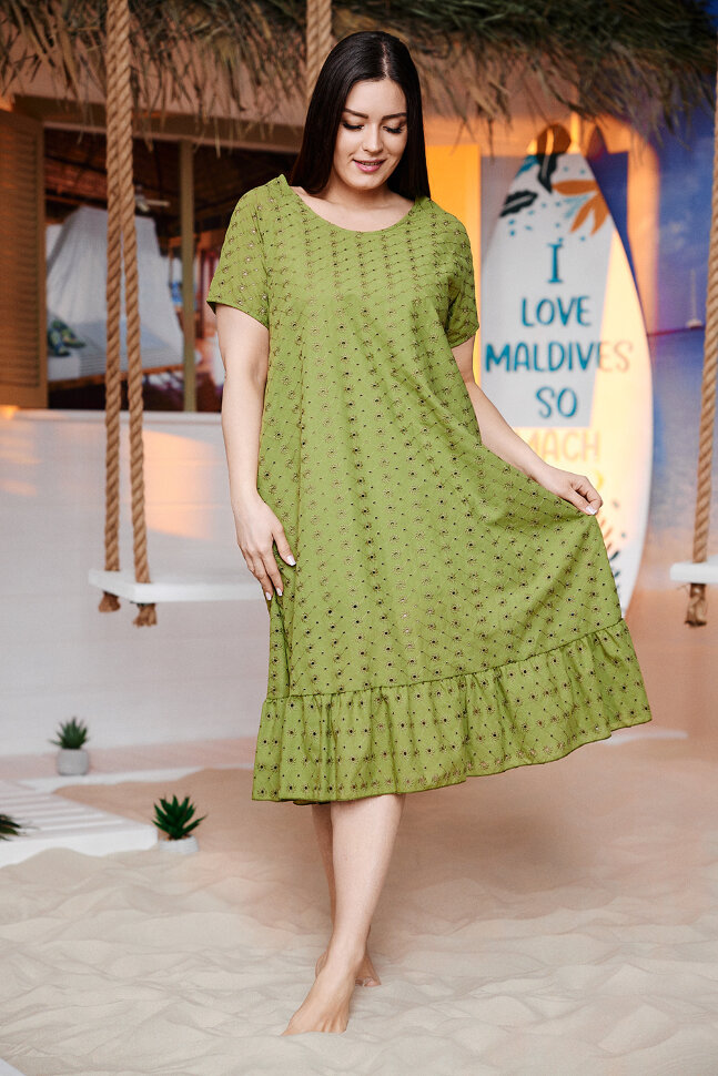 Платье женское 9179 зеленый