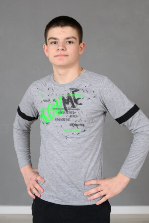 Детский лонгслив для мальчика 83020 меланж