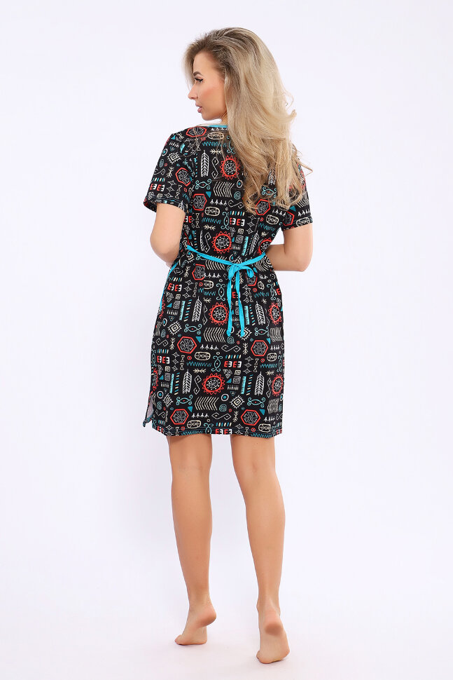 Халат Женский 36867 черный