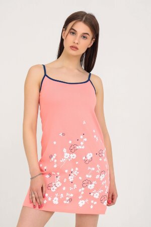 Женская ночная сорочка 11063 персик