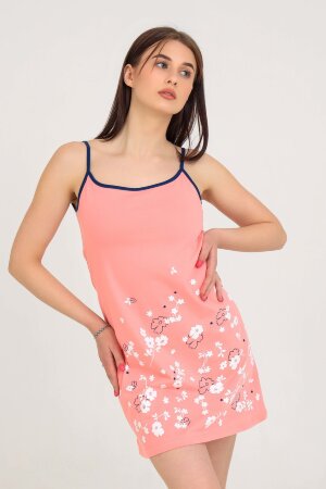 Женская ночная сорочка 11063 персик