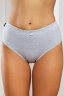 Женские трусы слипы утягивающие HoneyFormat 727 серый