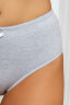 Женские трусы слипы утягивающие HoneyFormat 727 серый