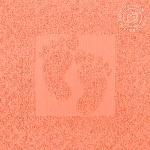 Полотенце Классик Ножки розово-персиковый, 600 г/м2