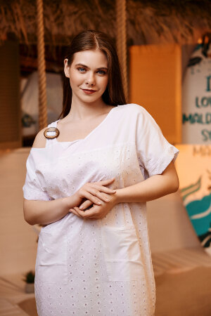 Платье женское 9181 белый