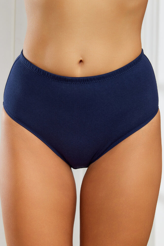 Женские трусы слипы утягивающие HoneyFormat 727 синий