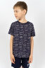 Футболка для мальчика 52283 темно-синий