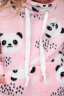 Костюм с брюками для девочки арт. КС-ФПР/панда-розовая