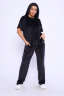 Женский костюм с брюками 71105 черный