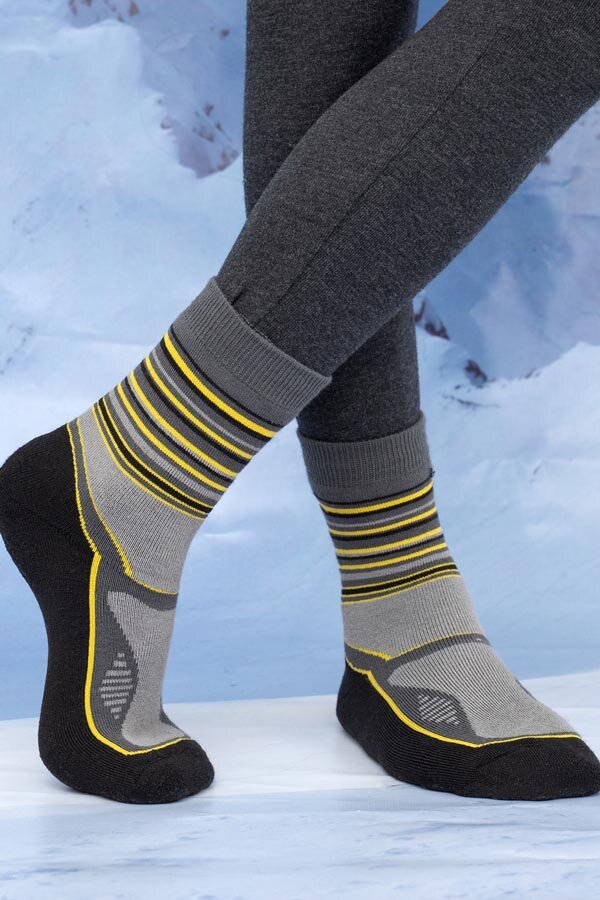 Детские носки высокие термо 502T-034