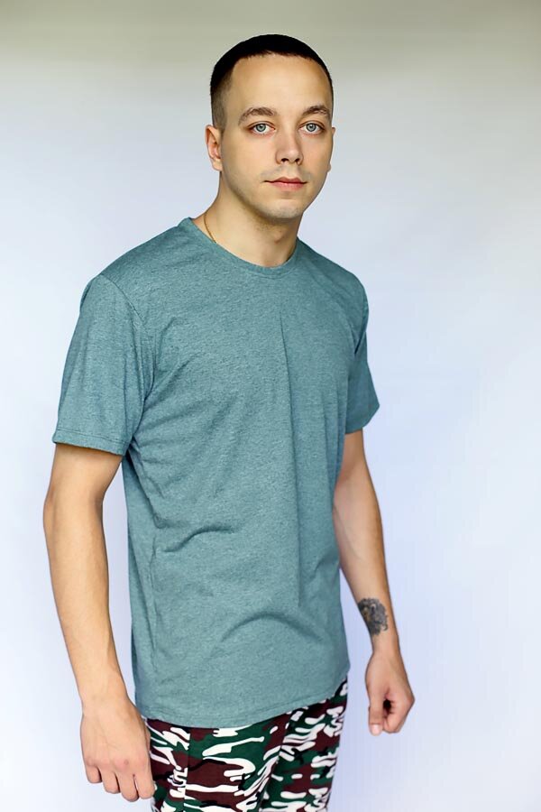 Футболка мужская Зелень Ф-8