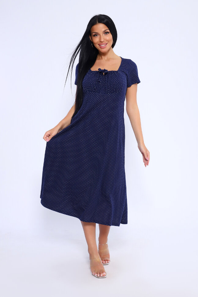 Платье женское 71124 темно-синий