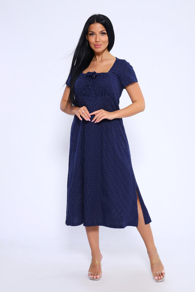 Платье женское 71124 темно-синий