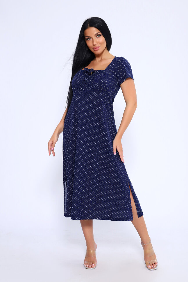 Платье женское 71124 темно-синий