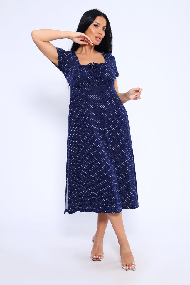 Платье женское 71124 темно-синий