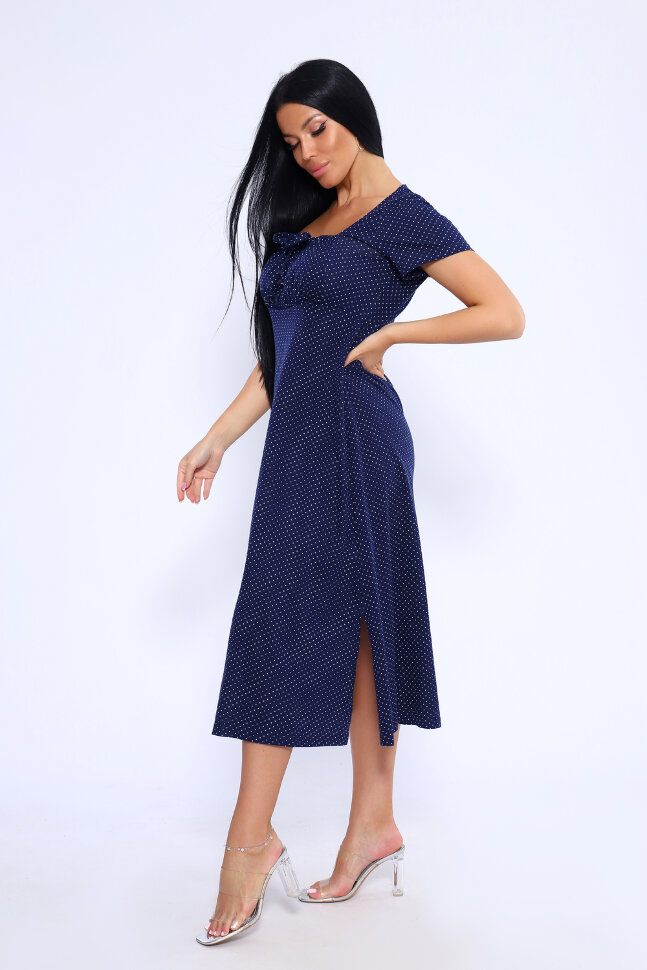 Платье женское 71124 темно-синий