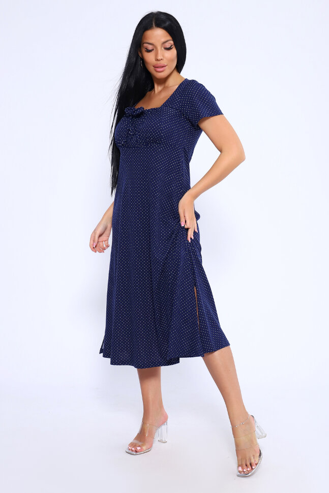 Платье женское 71124 темно-синий