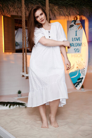 Платье женское 9183 белый