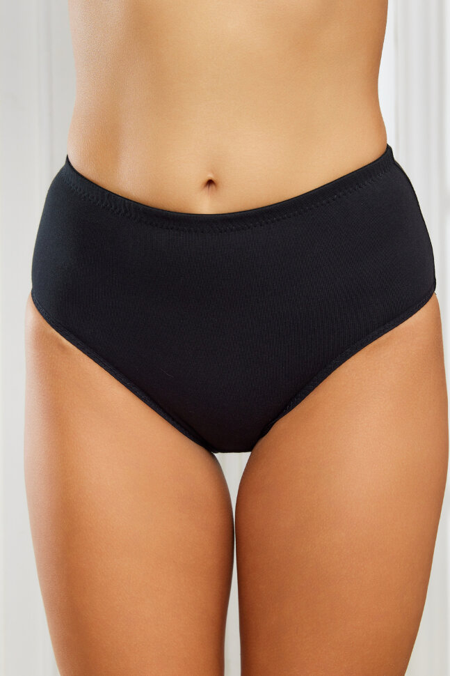 Женские трусы слипы утягивающие HoneyFormat 727 черный