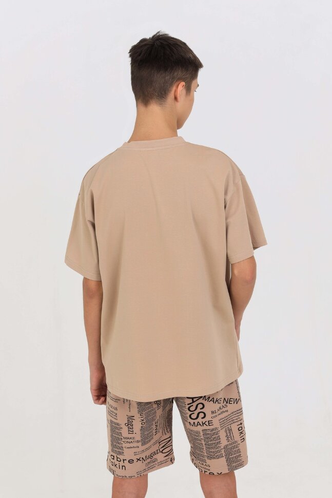 Футболка для мальчика 1581 бежевый