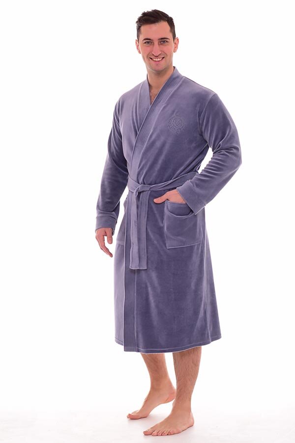 Халат мужской 9-119 (индиго)