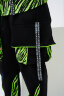 Детский костюм с брюками 67060 салатовый,черный