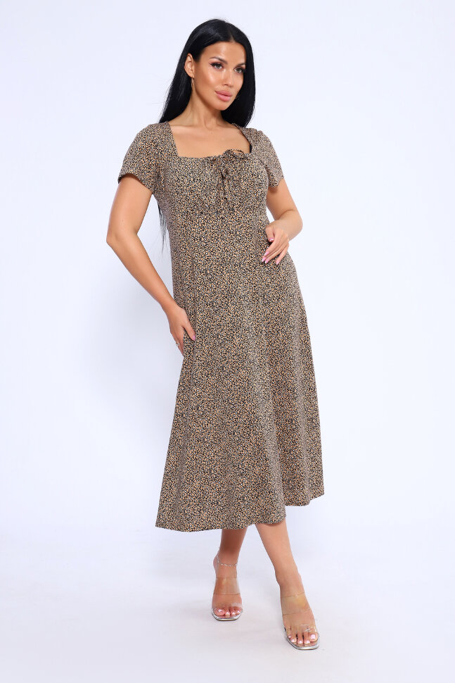 Платье женское 71124 леопард