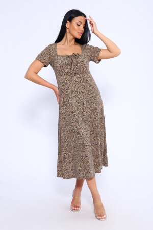 Платье женское 71124 леопард