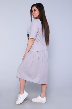 Платье женское 31734 серый