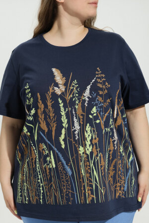 Футболка Летний луг синий ФГ-98-4