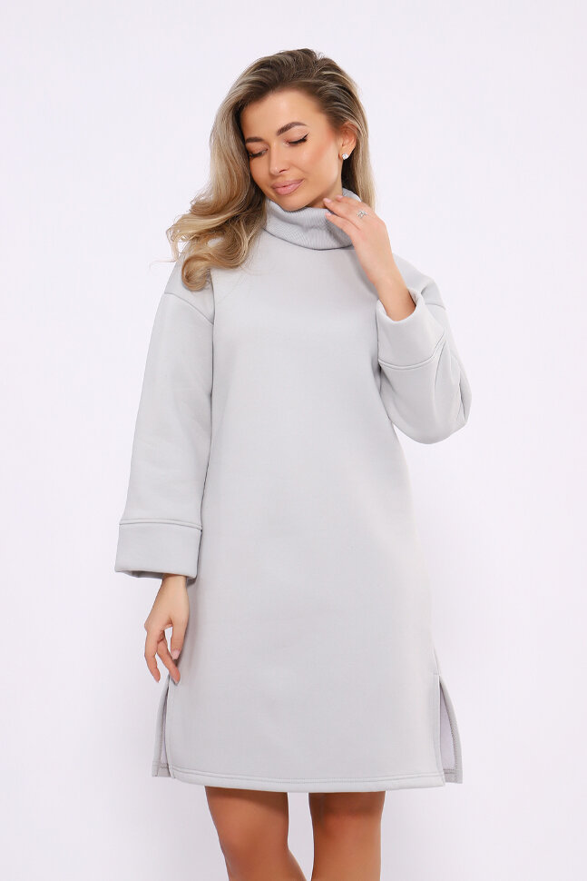 Платье женское 21063 светло-серый