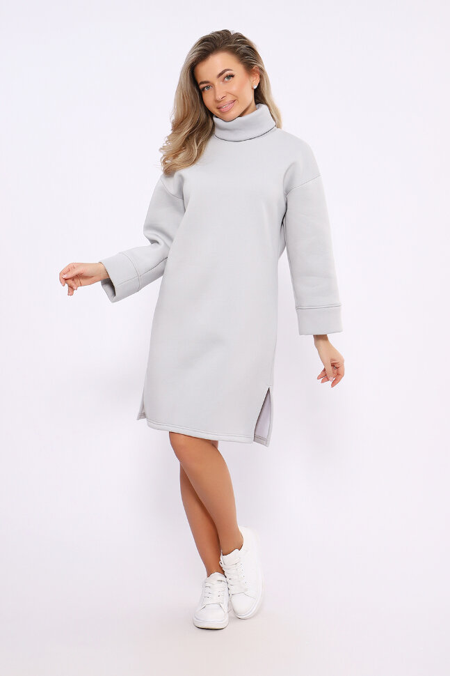 Платье женское 21063 светло-серый